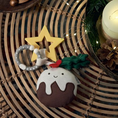 Christmas Pudding Linkie Toy - Mamas & Papas
